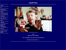 Tablet Screenshot of geofffelix.com
